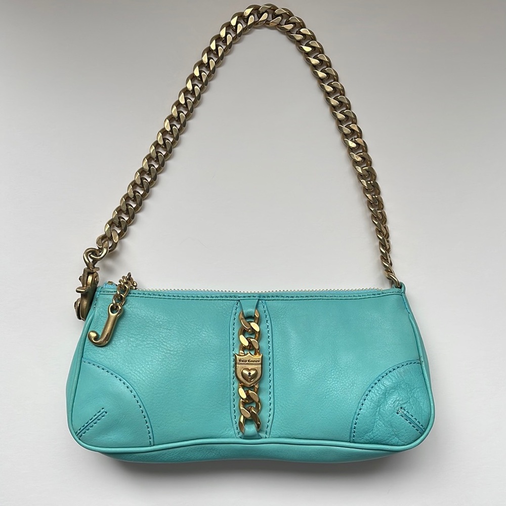 Like New, Never Used Juicy Couture Purse w/Heavy Duty Gold Chain/Strap